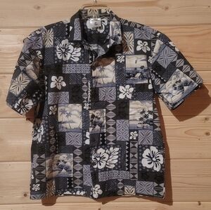 Vintage Men's Mini Fashion Hawaiian Short Sleeve Shirt Size M 22x27